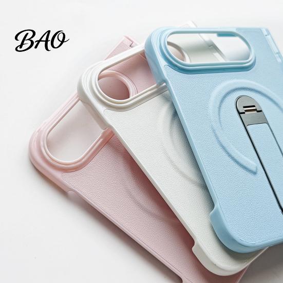 Folding Phone Case with Screen Protector Faux Leather for iPhoneDuo, Protective Cover Hinge Protection, Scratch Resistant Shell Magnetic Built-in And