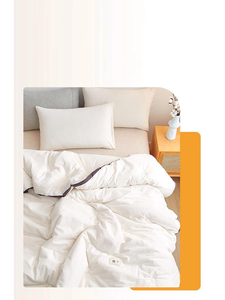 Xinjiang Cotton Thick Winter Quilt, Warm Floss for All Seasons - Single & Double Sizes