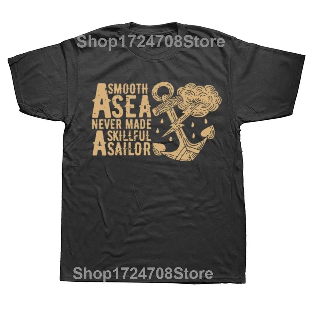 Funny I'd Rather Be Sailing Sail Boat Sailboat Sailor T Shirts Summer Graphic Streetwear Short Sleeve Birthday Gifts T-shirt Men