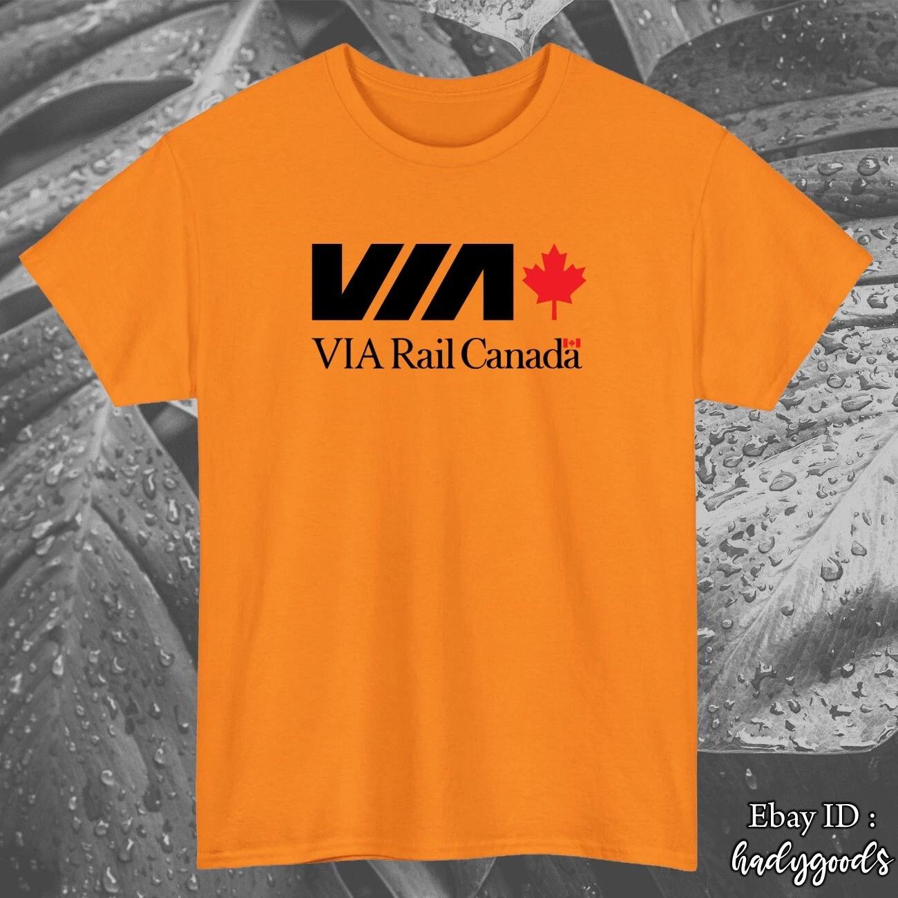 Men s and Women s T-shirts VIA Canadian National Railway XXL