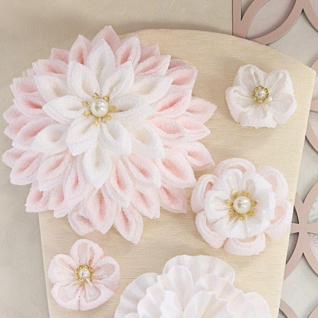 Momona Hagoita Battledore with Acrylic T2601 Pink, 7-inch Case, Tsumami-zaiku Design, Case, 26.2cm Tall, Wall-Mountable,