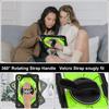 Kids Armor Case For Samsung Galaxy Tab S10 Lite S10 FE X520 X526B Tablet Stand Safe Silicone+PC Shoulder Strap Protection Cover