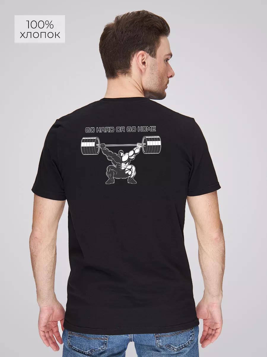 T-shirt with print on back Weightlifting S