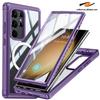 Per Samsung Galaxy S25 Ultra Plus S23 Protezione Magnetica Completa a 360 Gradi Custodia Impermeabile per Esterno con Ricarica Wireless per Galaxy S24 Ultra