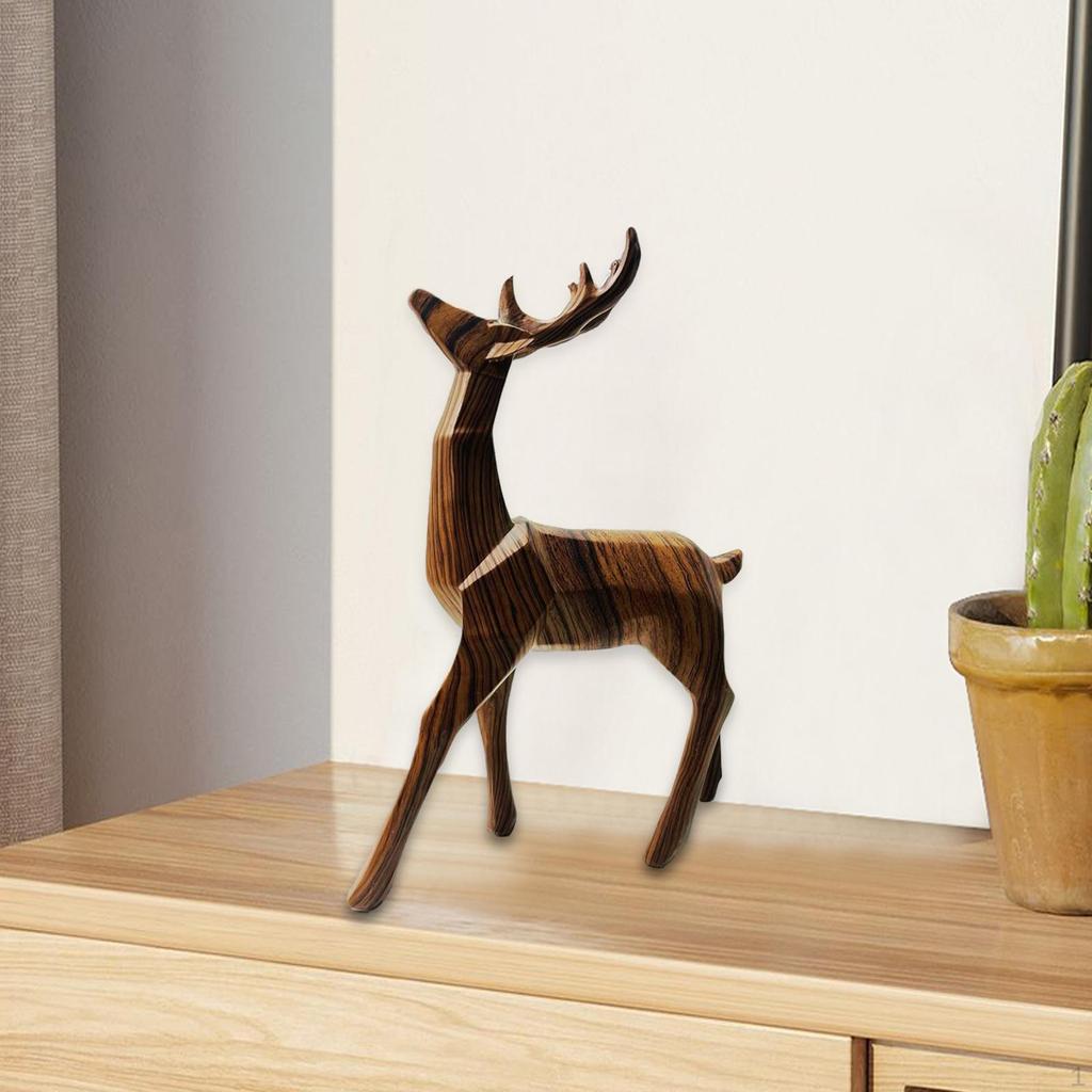 Elegant Reindeer Sculpture - Stylish Home Decor Accent
