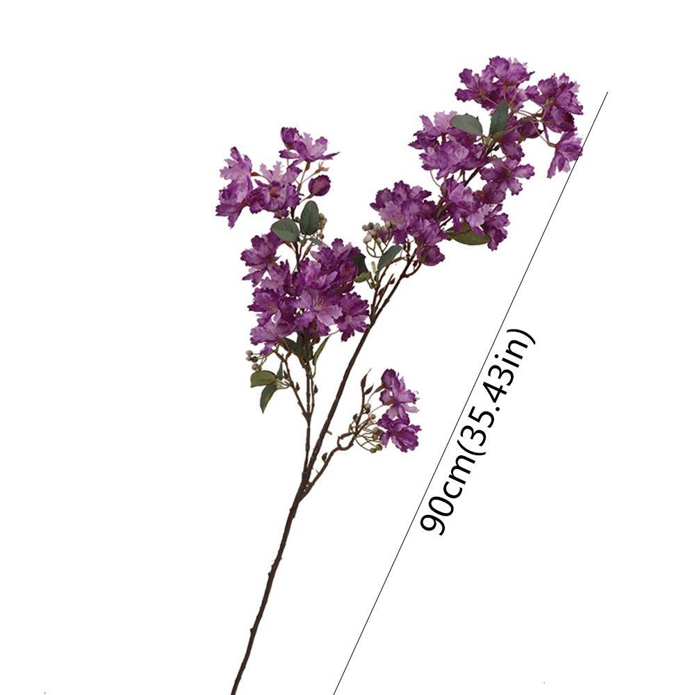 90cm Silk Cherry Blossoms Branch Plastic Fake Flower  Home Garden Decor