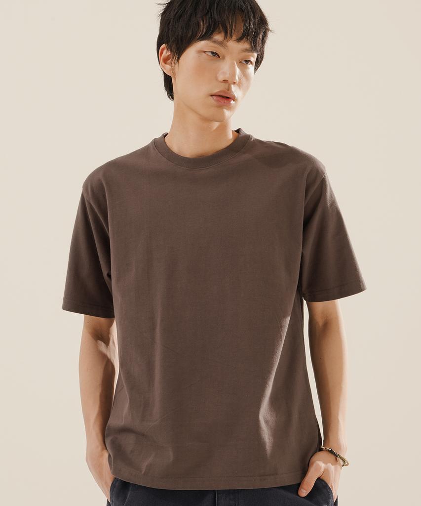 JEMUT [2Pack] Effect Regular Short Sleeve T-Shirt Oyst2624 (A Type)