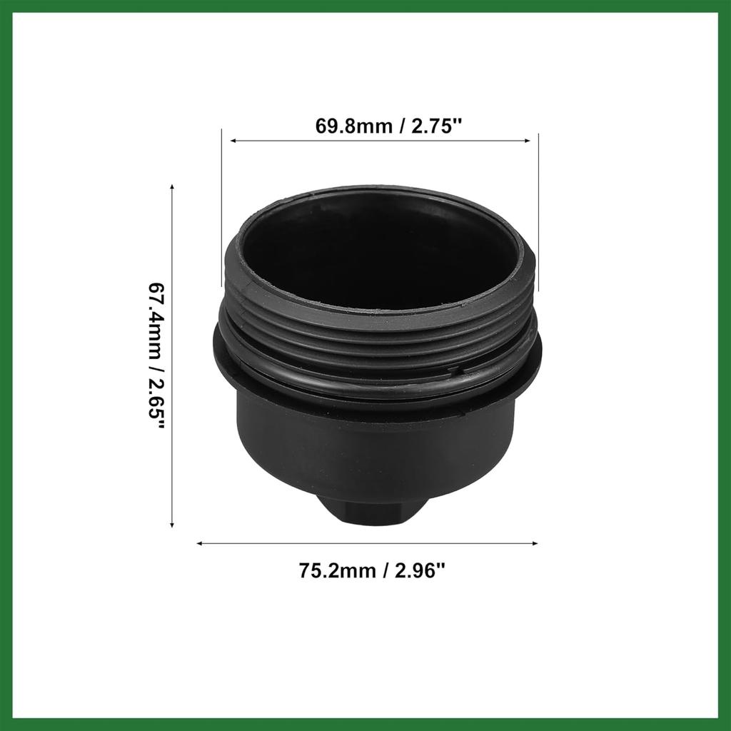 Motoforti Nr. 55593189 Motorölfiltergehäuse Deckel für Buick Encore 2013-2021 für Chevy Aveo Aveo5 2009-2011 Langlebig