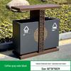 Antique Chinese Style Outdoor Trash Can for Parks and Scenic Areas
