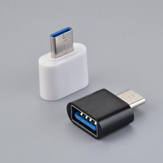 2 Adet Yüksek Hızlı Erkekten Dişiye Type-C - USB OTG Dönüştürücü Flash Sürücü Fare için