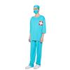 Halloween Party Play Costume Male Doctor Blue Surgical Costume Cosplay