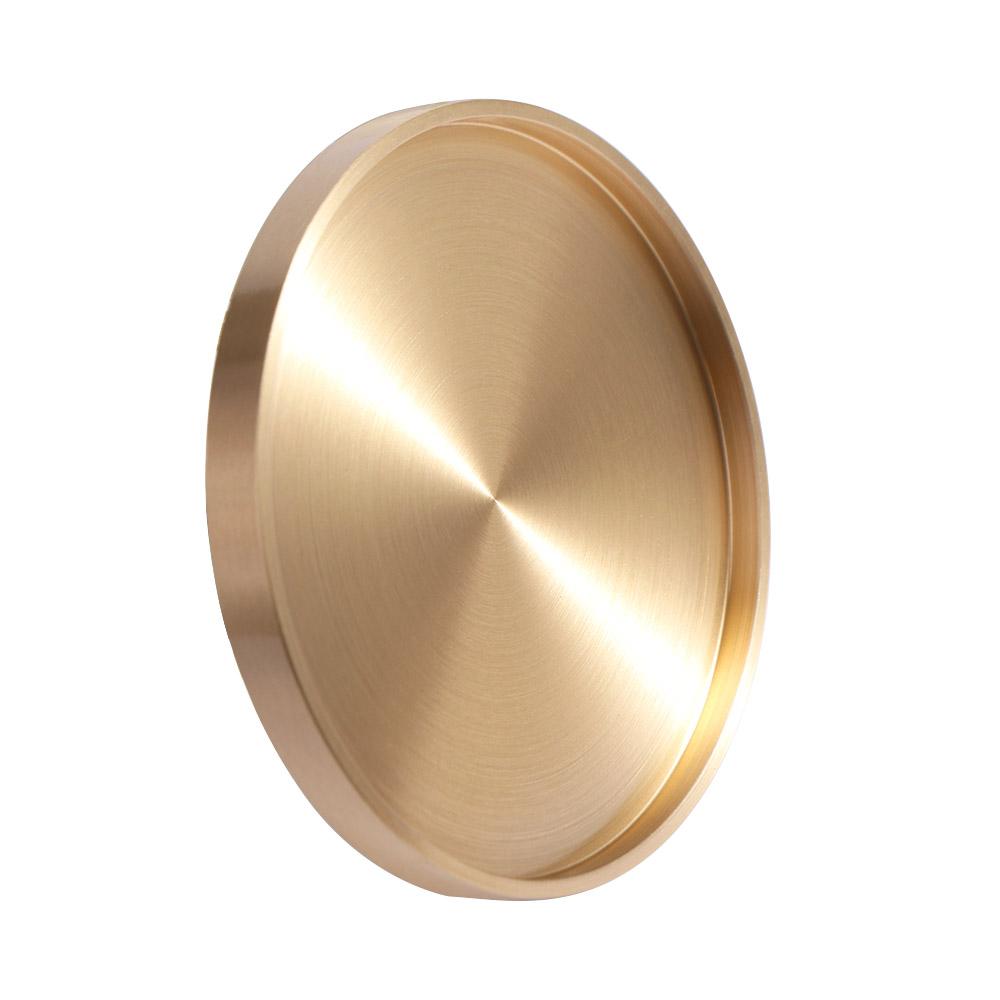 teapot Pads Round Brass Coaster Metal Heat Resistant Copper Cup Coasters Home Decor Cup Mats Coffee Tables