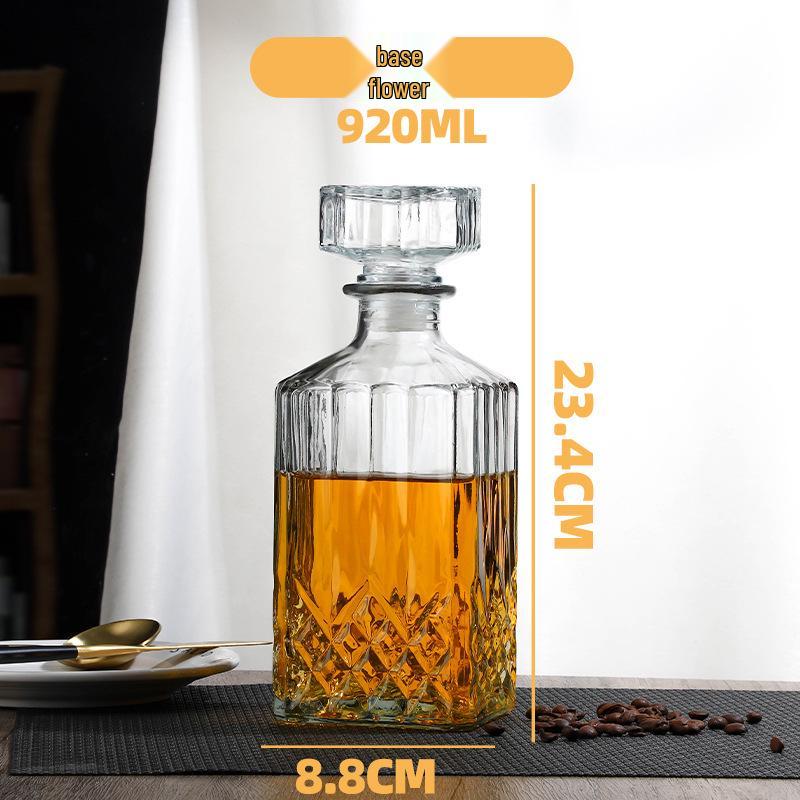 Transparente Glasflasche für Baijiu, Whiskey, Wein – Versiegelt und Perfekt für die Heimbrauerei.