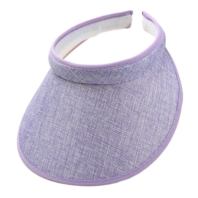 Women's Summer Outdoor Wide Brim Sun Hat with Headband - Perfect for Casual Beach Vacations