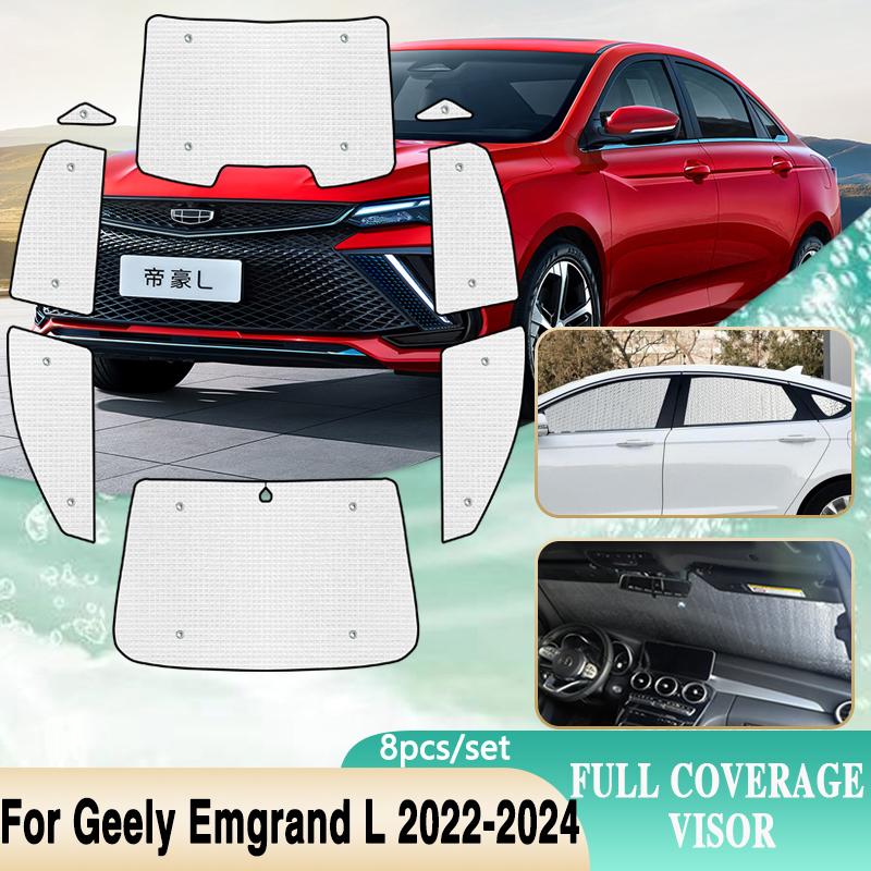 Buy Car Window Sun Visors For Geely Emgrand L 2022 2023 2024 Windshield
