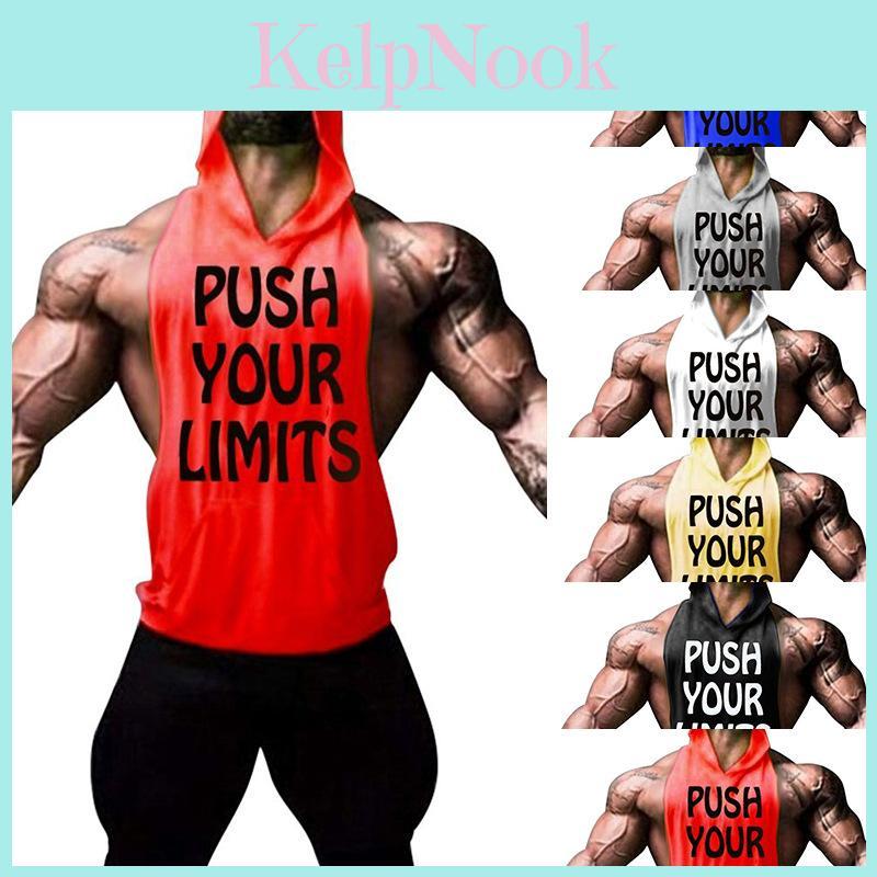 Hot Men Gym Clothing Bodybuilding Stringer Hoodie Tank Top With Premium Quality Material For Muscle Definition
