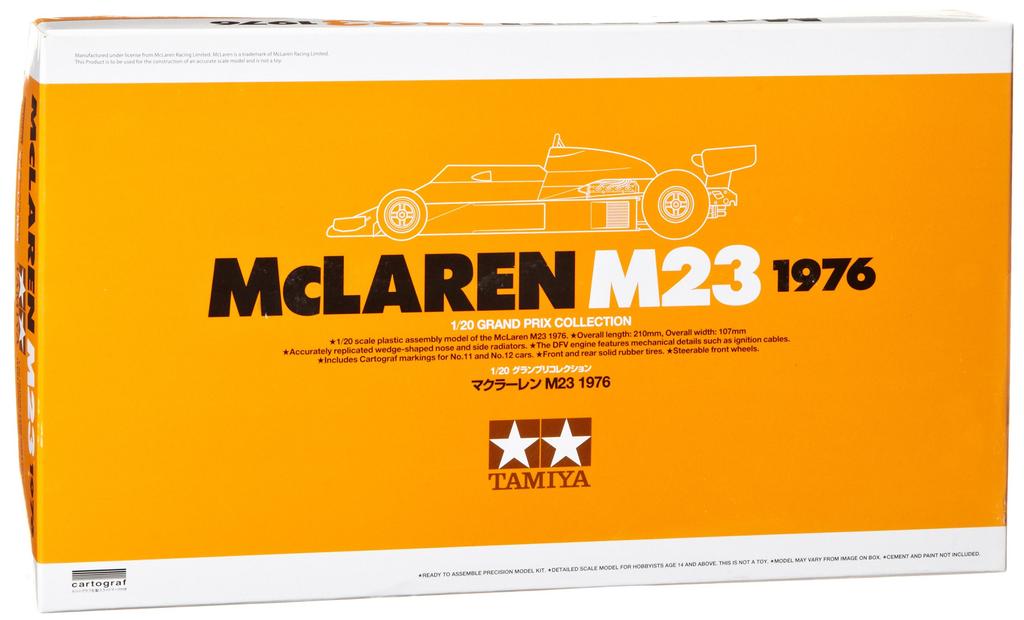 Tamiya 1 20 Grand Prix Collection No.62 McLaren M23 1976 Model 20062