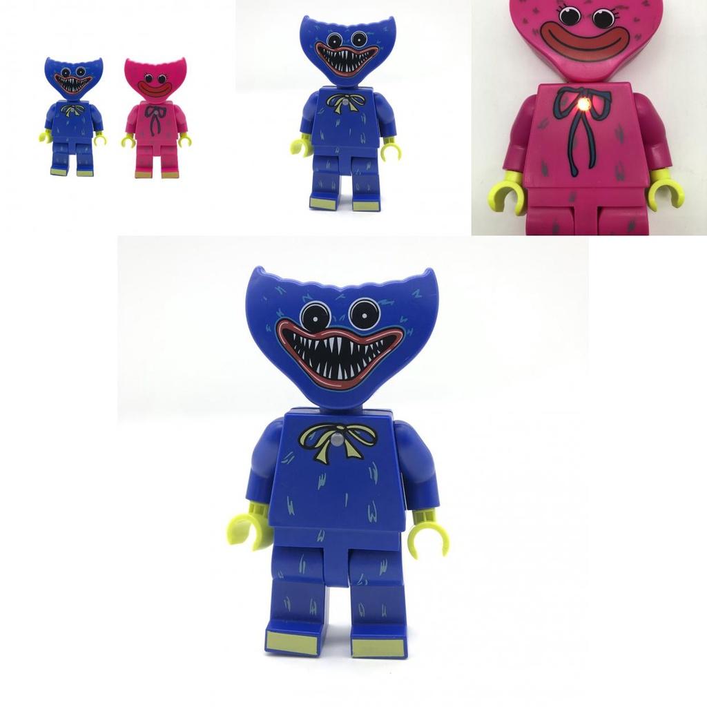 Фігурка з підсвічуванням для гри Poppy Playtime для фанатів з блоками Huggy Wuggy, пазл