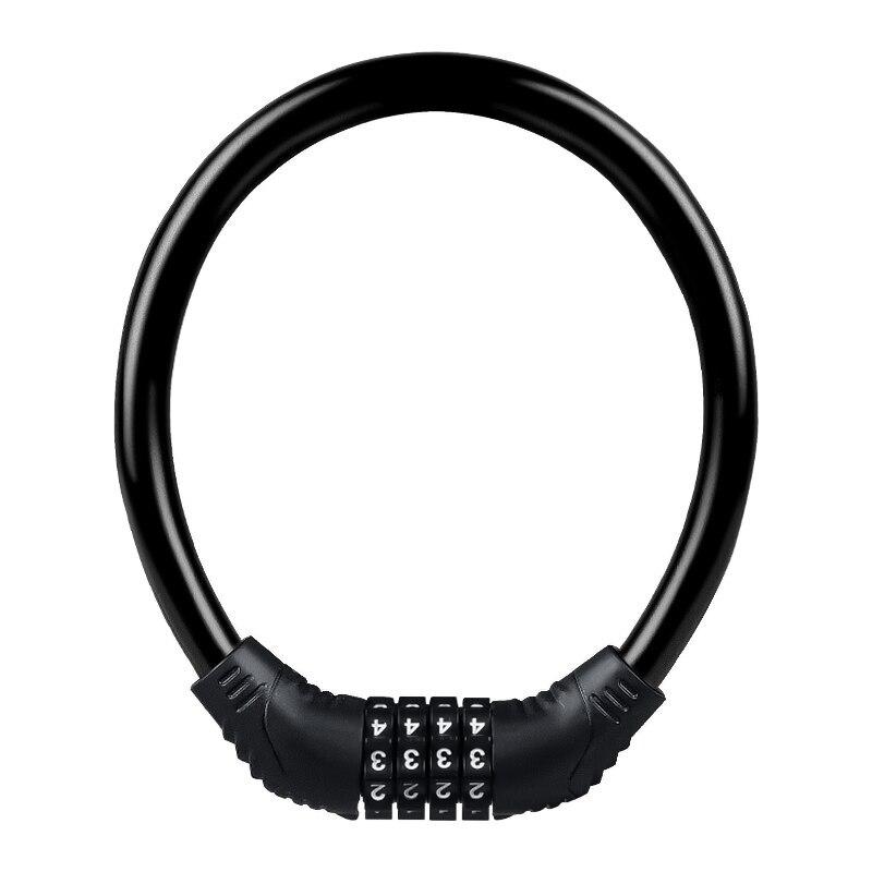 4 Digit Combination Bike Lock Cable – Resettable Security Steel Cable Lock for Bicycle, Scooter, Gate & Fence