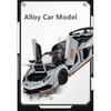 Large Size 1/18 Lamborghini Aventadors SVJ 63 Alloy Sports Car Model Diecast Metal Toy Racing Car Model Simulation Sound and Light Kids Gift