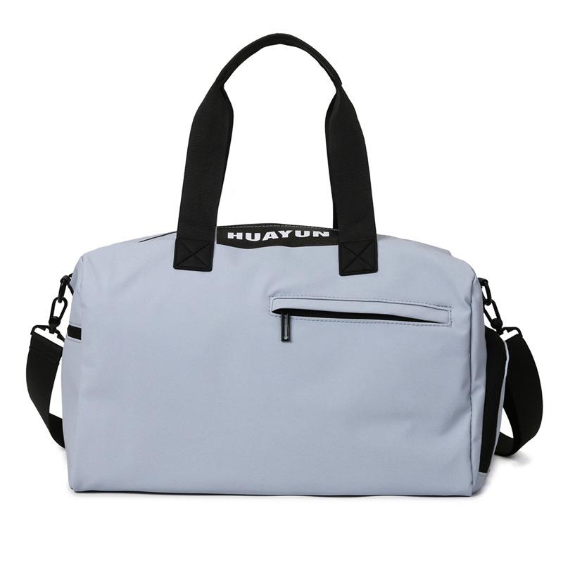 

Swimming Bag Dry and Wet Separation Portable Sports Fitness Bag Training Waterproof Shoulder Messenger Bag Travel Storage Bag світло-сірого кольору