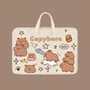 Cute Cartoon Bear Print Laptop Handbag Waterproof PU Shockproof Notebook Carrying Bag For Macbook Huawei Xiaomi 13-16 Inch