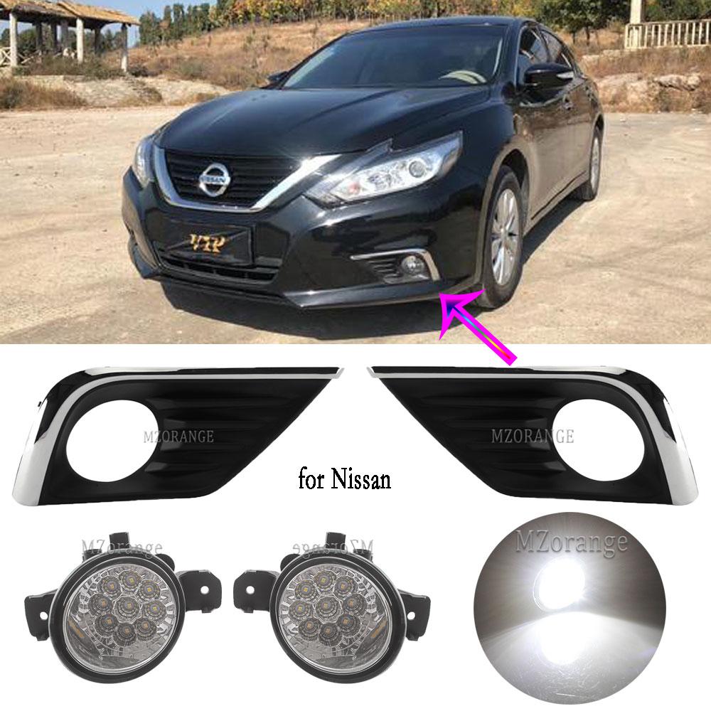 

Fog Lights Headlight for Nissan Teana Altima L33 2016 2017 2018 Fog Light Frame Foglights Cover Grille switch Wires