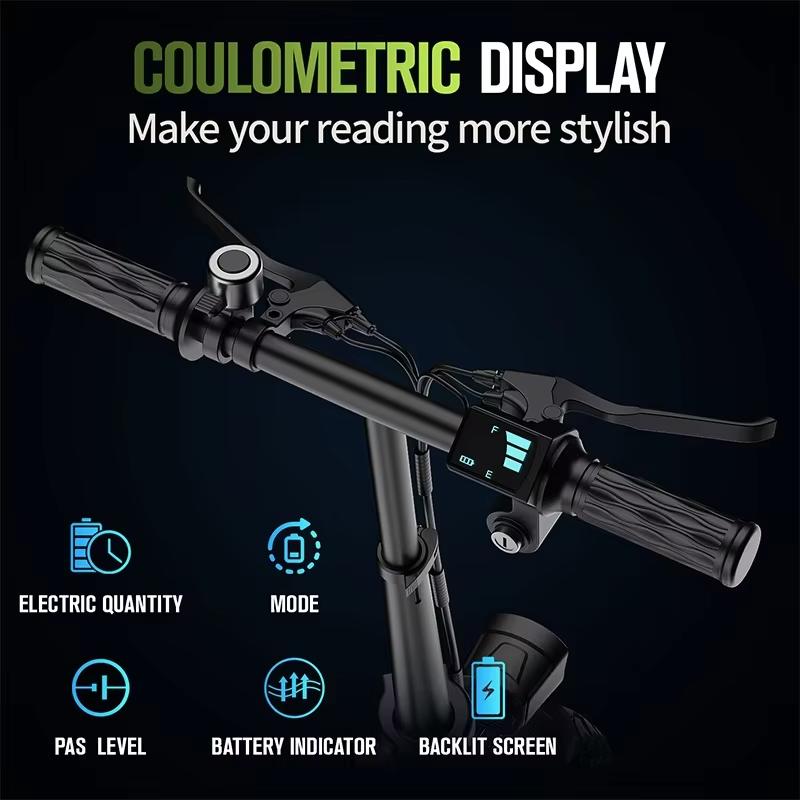 TOOFLY GE5 Rower Elektryczny Silnik 250W Bateria Litowa 48V15AH Rower Elektryczny dla Dorosłych Opona 14-calowa Rower Elektryczny Miejski Składany Mini