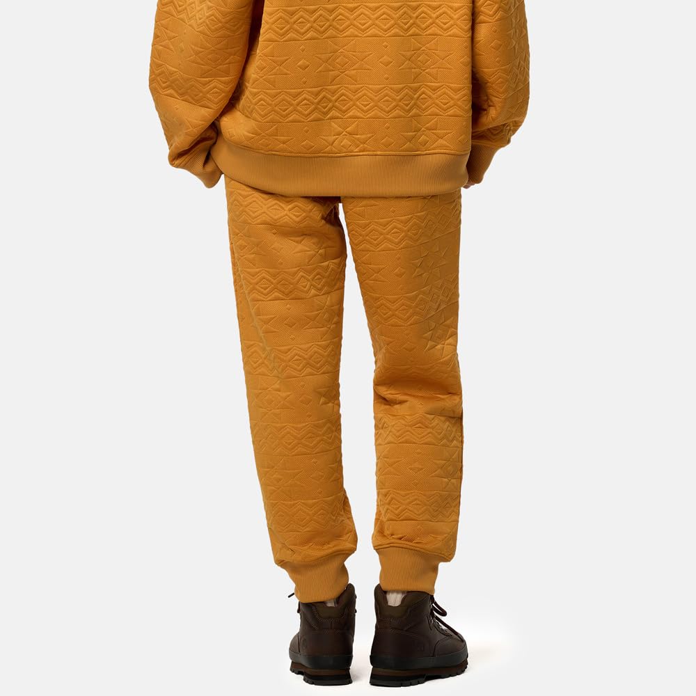 Timberland TOKYO DESIGN COLLECTIVE Jacquard-Sweathose, Unisex, Erwachsene, Fichtengelb, Größe M, TB0A6G3Y7631