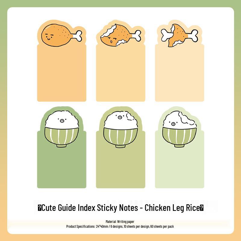 PaperMore Cute Pet Pattern Index Sticky Notes for Messages