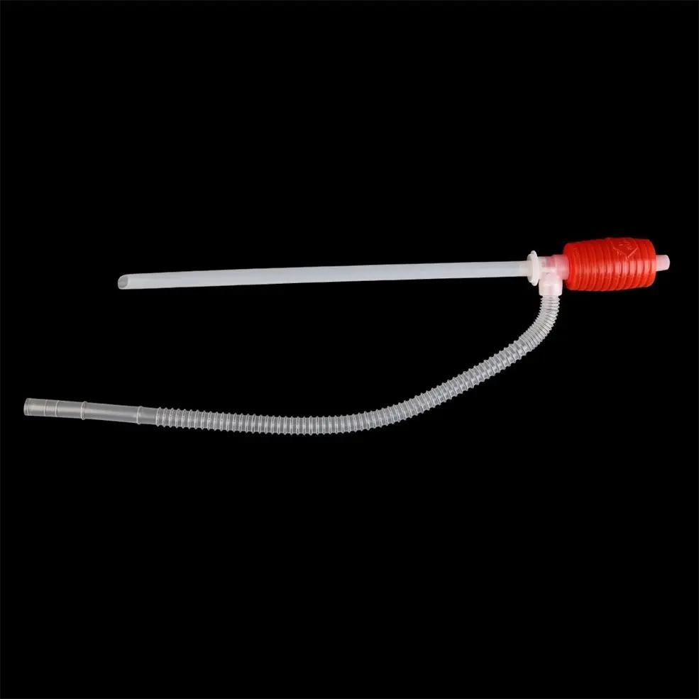 Ortable Manual Fuel Siphon Pump Large Squeeze Siphon Car Motorcycle Truck Car Fluid Pump Plastic