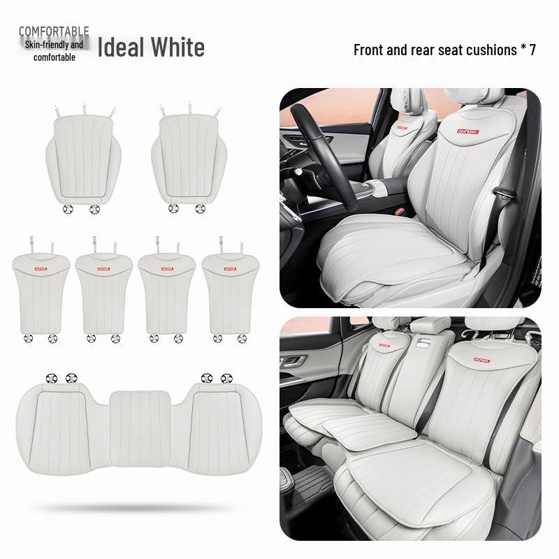 Universal Perforated Car Seat Cushion for Haval Models: H6, Big Dog, Menglong M6, Second Gen Big Dog, H9, Xiaolong, Divine Beast, and H5.