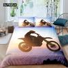 3D Motorcycle Bedding Set Queen Bedding Duvet Cover Set Bedding Set Bed Cover Queen Bedroom Bed Cover Set Bed Set Bedding