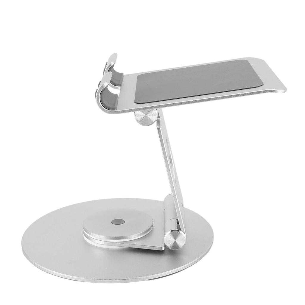 Stolní držák na mobilní telefon Nastavitelná výška úhel Velká kovová základna Stojan na čtení Stojan na tablet