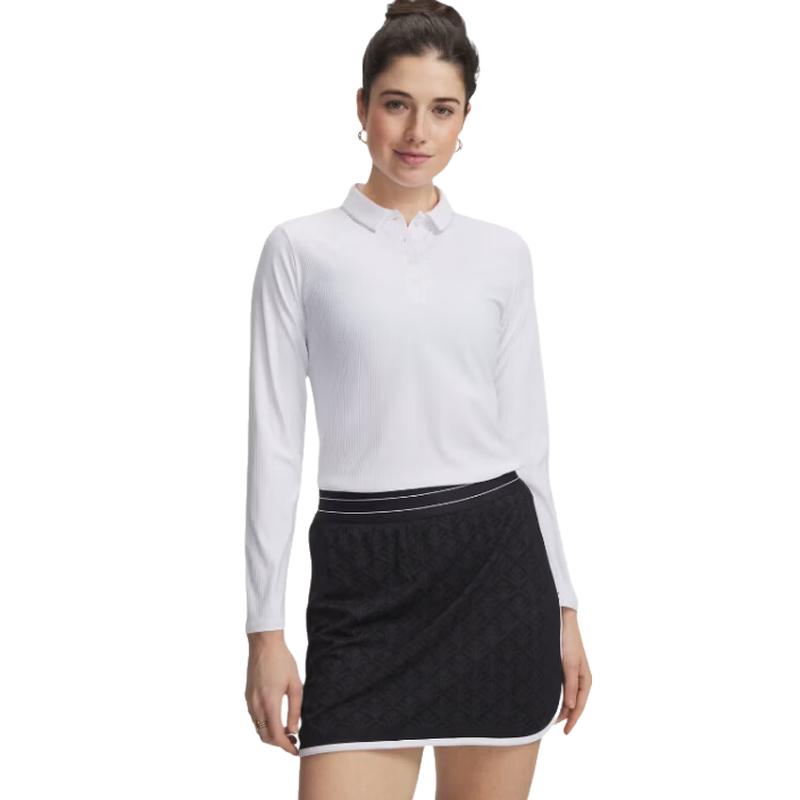 Under Armour Drive Chill Women s Golf Long Sleeve Polo Shirt L