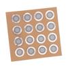 16PCS LED Deck Light Stainless Steel PC IP67 Waterproof In Ground Lamp for Garden Yard Stair