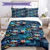 Roblox Bedding Set Breathable Duvet Cover with Pillowcases Decorative Bed Linen for Bedroom Home Decoration Birthday Gift