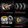 Fishing Reel 12LB Baitcasting Reel Carbon Fiber Drag 7.0:1 Baitcasters Saltwater or Freshwater Tools