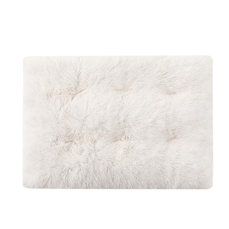 Nadýchaný oboustranný pelíšek pro domácí mazlíčky - Útulná podložka pro psy a kočky do interiéru, do klece a na cestování, Protiskluzový pratelný polštář pro všechna roční období