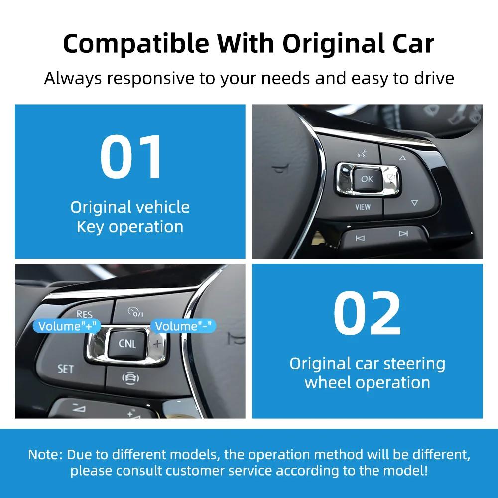 CARABC Wireless Carplay Android Auto Mirror Link For VW Volkswagen Skoda Octavia A5 Golf 7 Polo Passat B8 With MIB MIB2 System