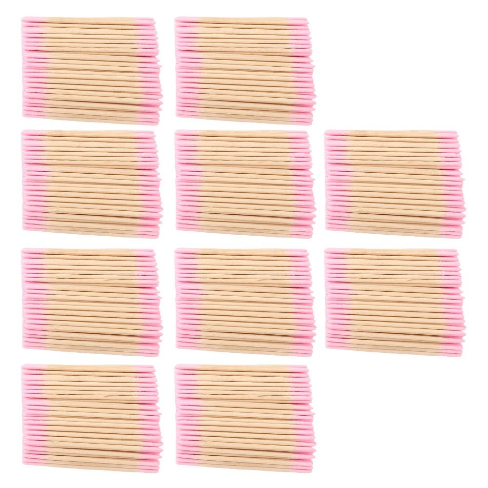 10 Bags Wooden Stick Body Double Pointed Cotton Swabs Electronic Equipment Gap Dust Removal
