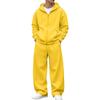 Ensemble Sweat à capuche zippé avec capuche pour homme et Pantalon de jogging - Survêtement décontracté pour la maison