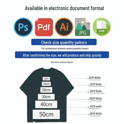 Custom High-Elastic Heat Transfer Stickers for Clothing with 3D Thick Lettering