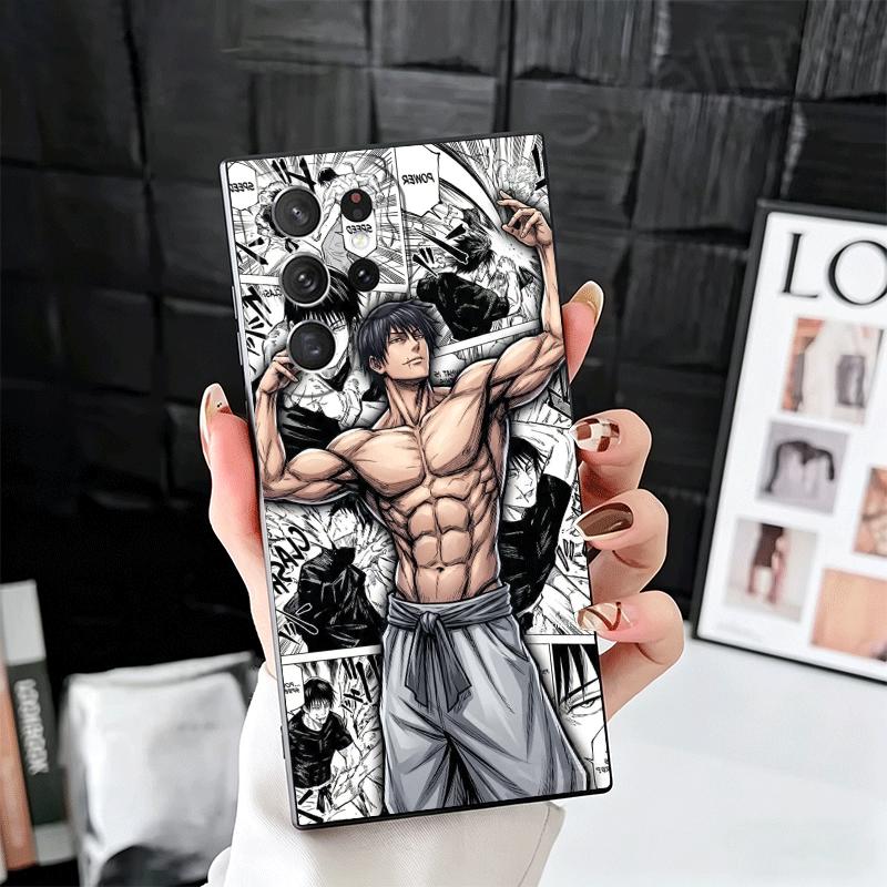 

Anime Fushiguro Toji JUJUSU Soft Phone Case for Samsung Galaxy S26 S25 Edge S24 Ultra S23 Plus S22 S21 FE S20 Black Cover Back S Samsung S25 Ultra