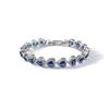 Heart Shape Zircon Crystal Micro Pave Bracelet Women Trendy Fashion Statement Jewelry