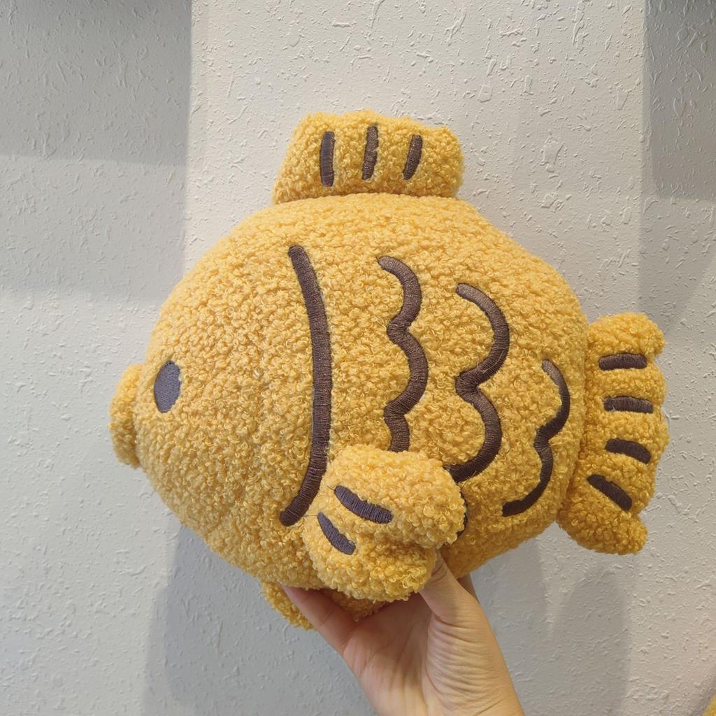Cartoon Taiyaki Pillow Plush Toy Doll Small Fish Doll