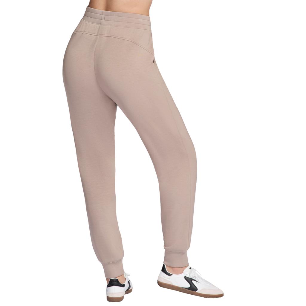 Skechers Skechluxe Elevate Jogger kalhoty, Dámské béžové kalhoty