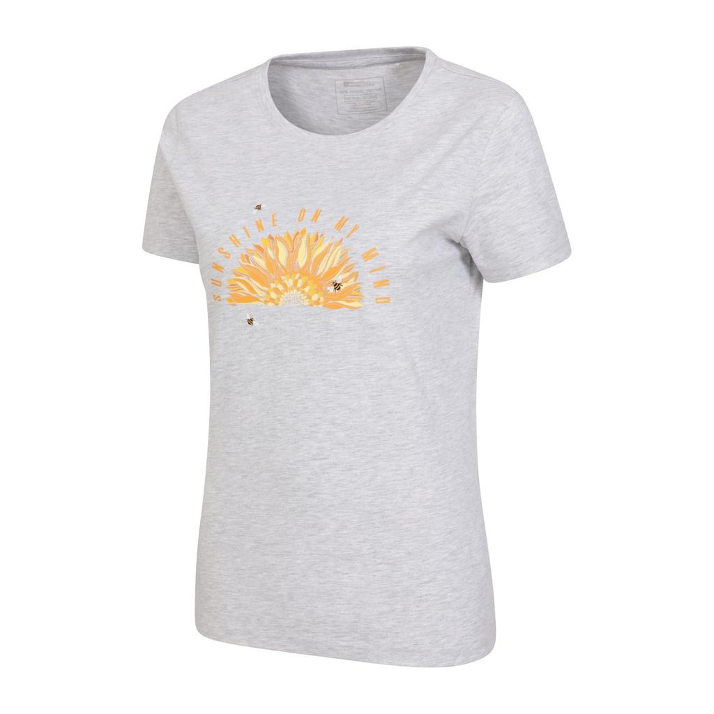 Mountain Warehouse Womens/Ladies Sunshine Sunflower Organic T-Shirt