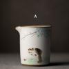 300ml Ru Kiln Fair Cup Cute Cat Tea Divider Ceramic Even Cup Gong Cup