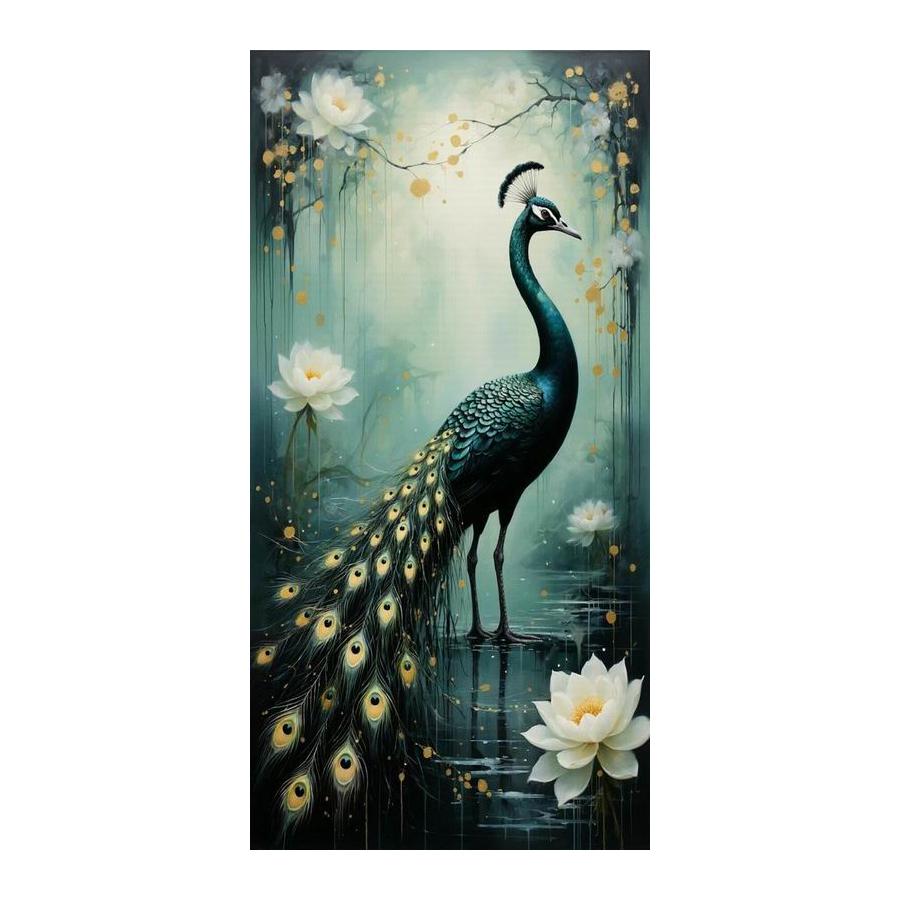 Abstract Peacocks Large Size Diamond Painting Animals Birds Diy Full Drill Rhinestone Embroidery Mosaic Cross Stitch Kits Wall Decor